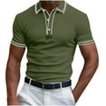 thumbnail image 1 of Mens Golf Polo Shirts Short Sleeve Moisture Wicking Golf Polo Shirts Collared Athletic Tennis Shirt, 1 of 5