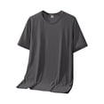 thumbnail image 1 of Mens Golf Polo Sports Short Sleeve Fast Silk Sports Gym Activity Wicking Mens Sprimg Clothing,Dark Gray,6XL, 1 of 8