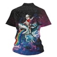 thumbnail image 1 of Mens Golf Polo Tops Relaxed Fit Stylish Unique Color Blocked Funny Printed Comfortable Mens Graphic T-Shirts,OTHER,2XL, 1 of 3