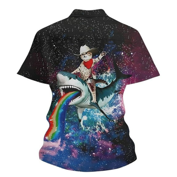 Mens Golf Polo Tops Relaxed Fit Stylish Unique Color Blocked Funny Printed Comfortable Mens Graphic T-Shirts,OTHER,2XL