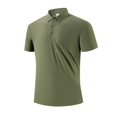 thumbnail image 1 of Mens Golf Shirts Dry Fit Short Sleeve Casual Performance Solid Collared Polo Shirts for Men, 1 of 8