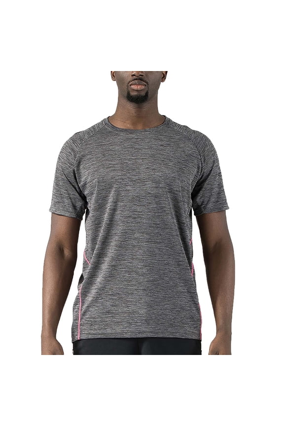 Mens Golf Shirts Sports Training Breathable Running Short Sleeve Beach Vacation Clothes for Men,Black,3XL