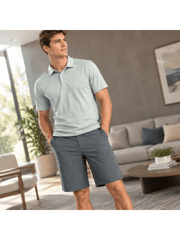 Mens Golf Shorts 12"eam Bermuda Casual