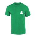 thumbnail image 1 of Mens Golf Tshirt Golf Cart Drinking Funny Golfer Crest Short Sleeve T-shirt-Heather Irish Green-5xl, 1 of 1