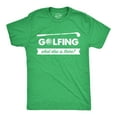 thumbnail image 1 of Mens Golfing What Else Is There T Shirt Funny Golf Club 18 Holes Tee for Guys Graphic Tees, 1 of 9