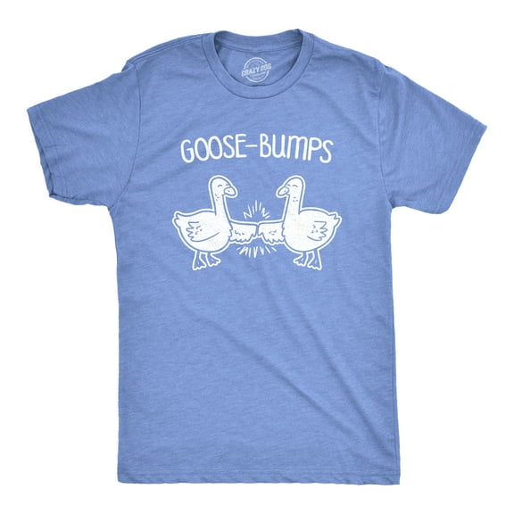 Mens Goose Bumps T Shirt Funny Knuckles Bird Fist Bump Graphic Novelty Tee Graphic Tees