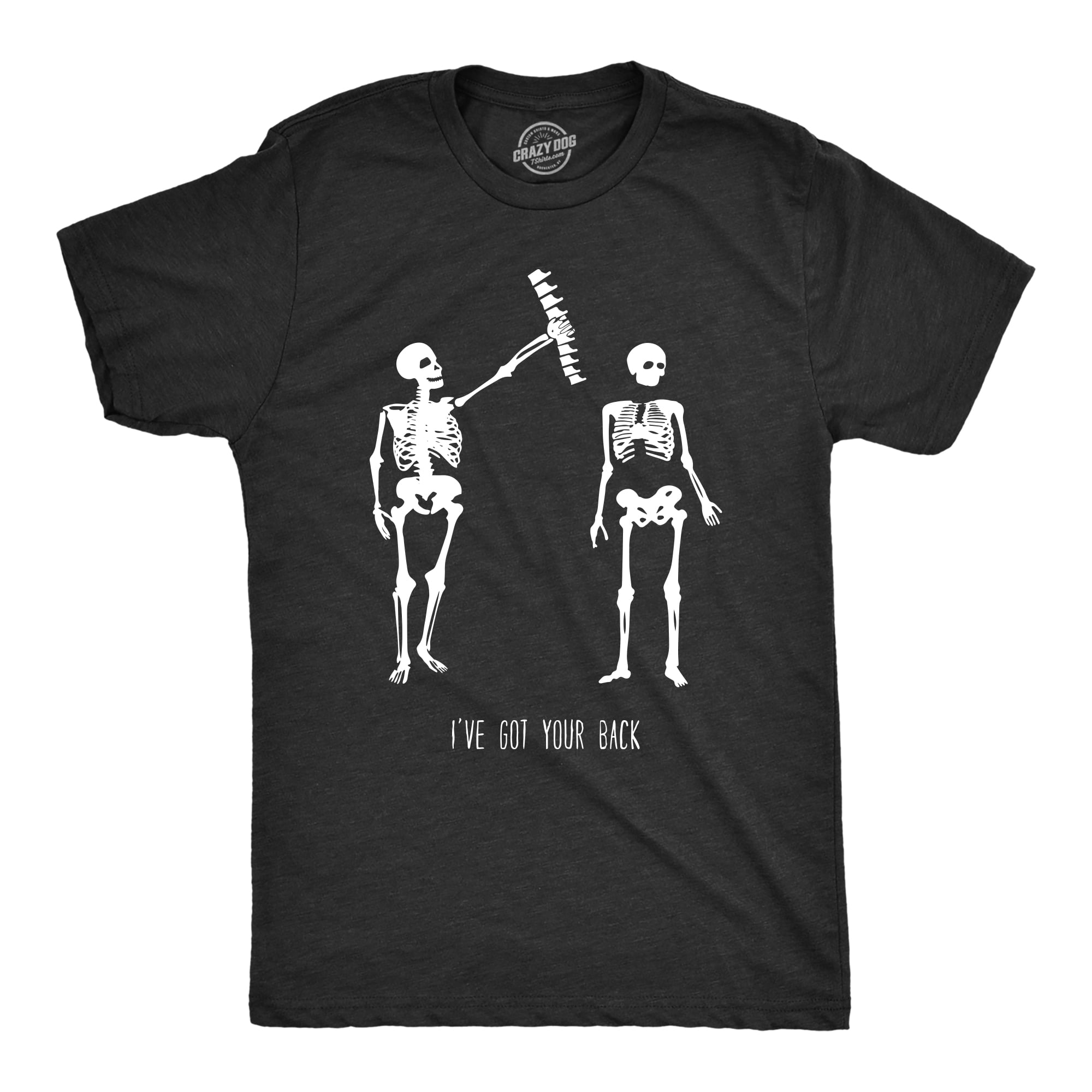 black skeleton shirt