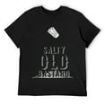 thumbnail image 1 of Mens Grandpa Design, Salty old Bastard, T Shirt Black, 1 of 5