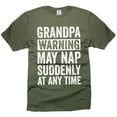 thumbnail image 1 of Mens Grandpa Tee Funny Grandpa Tee Grandpa May Nap Shirt Funny Grandfather Gifts Fathers Day Tee (XX-Large Military Green), 1 of 6