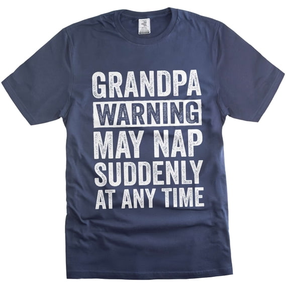 Mens Grandpa Tee Funny Grandpa Tee Grandpa May Nap Shirt Funny Grandfather Gifts Fathers Day Tee (XX-Large Navy Blue)