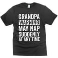 thumbnail image 1 of Mens Grandpa Tee Funny Grandpa Tee Grandpa May Nap Shirt Funny Grandfather Gifts Fathers Day Tee, 1 of 6