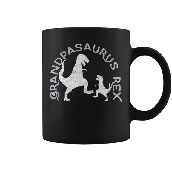 Mens Grandpasaurus Rex Grandpa Saurus Coffee Mugs