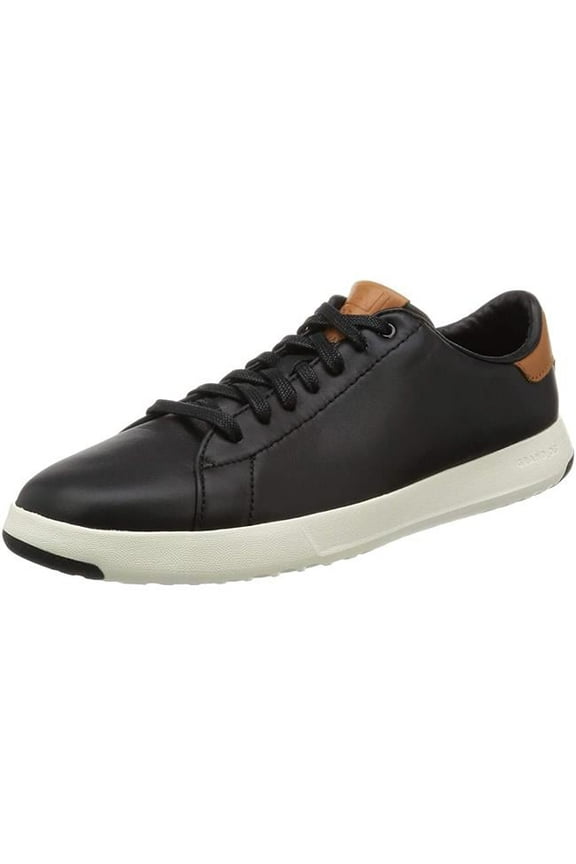 Mens Grandpro Tennis Fashion Sneaker, Black & British Tan - Size 11.5