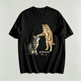 thumbnail image 1 of Mens Graphic T Shirts 100% Cotton - Casual Crewneck Short Sleeve Tee for Men, Soft Breathable Everyday Top, 1 of 9