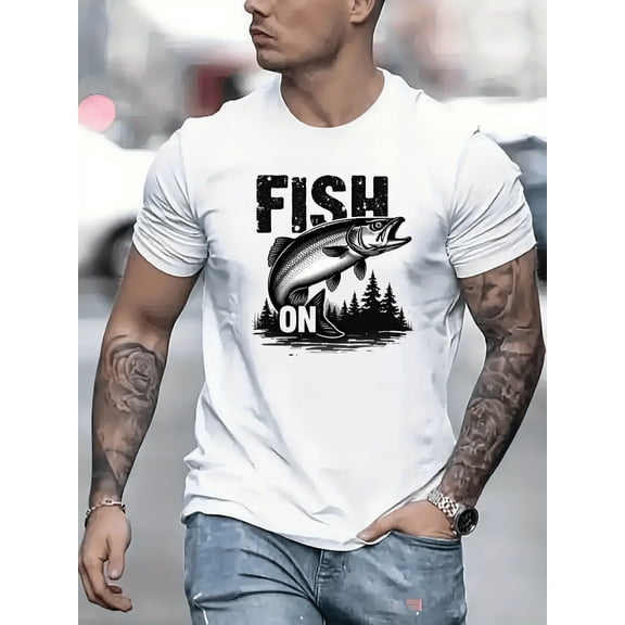 Mens Graphic T-Shirts Casual Oversized Letter Print Beach Shirts Hawaiian Baggy Cotton Short Sleeve Tshirt Summer tee Top White S