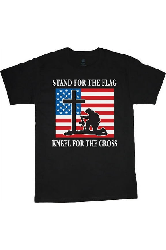 Mens Graphic Tees American Flag Veteran T-shirt