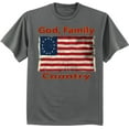 thumbnail image 1 of Mens Graphic Tees Betsy Ross American Flag T-shirt, 1 of 1