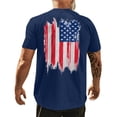 thumbnail image 1 of Mens Graphic Tees Casual Tshirt 3D 4 Of July Flag Pattern Vintage T Shirts Shirt, 1 of 5