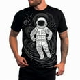 thumbnail image 1 of Mens Graphic Tees - Cool Design Black T-Shirts for Guys XS-5XL, 1 of 5