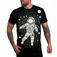 thumbnail image 1 of Mens Graphic Tees - Cool Design Black T-Shirts for Guys XS-5XL, 1 of 5