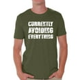 thumbnail image 1 of Mens Graphic Tees - Currently Avoiding Everything Funny T-shirt, 1 of 4