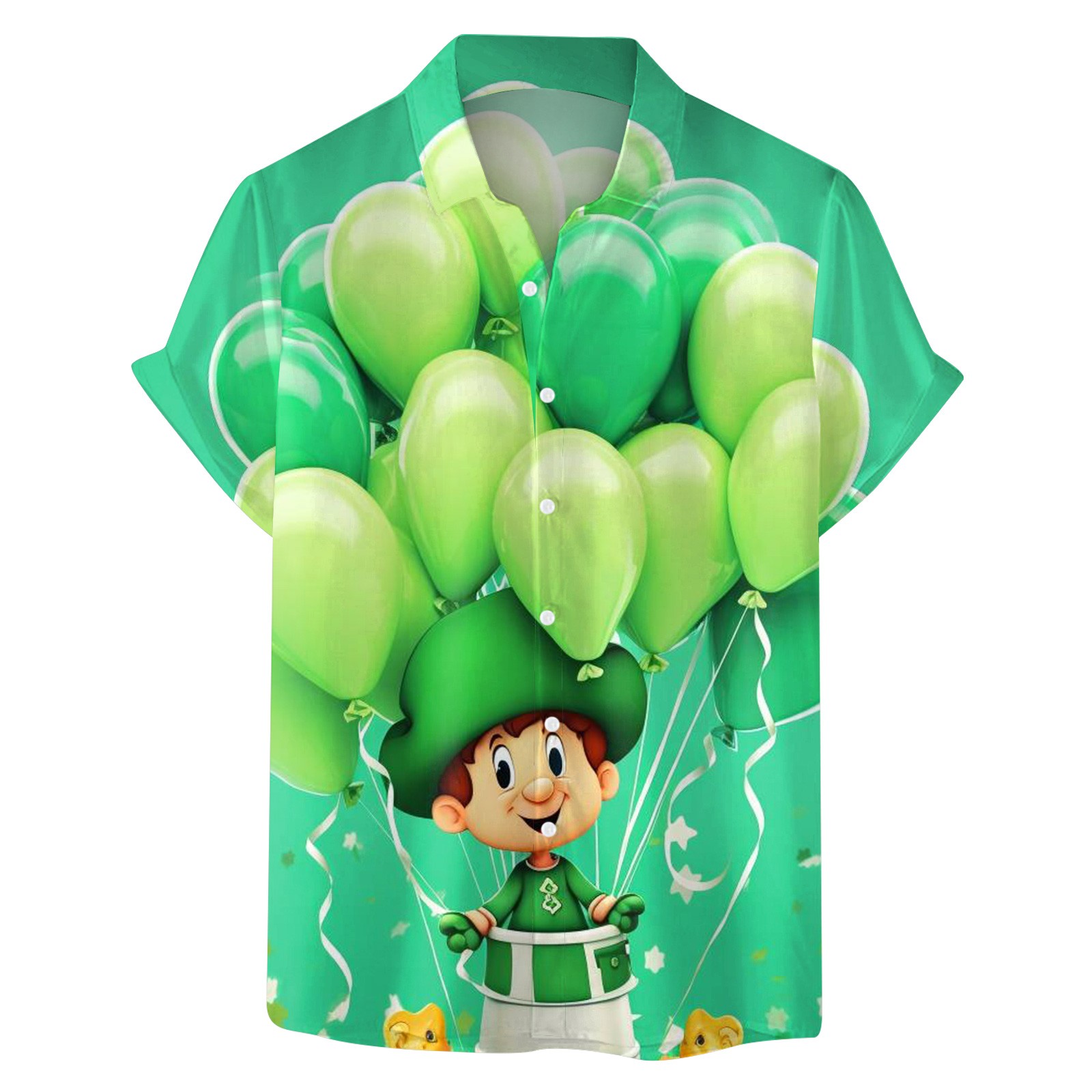 Mens Graphic Tees Digital 3D Printed Short Sleeve Lapel Graphic Tees