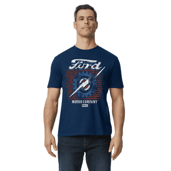 Mens Graphic Tees Ford Motor Company Trucks Ford Mustang T-shirt Short Sleeve Tee
