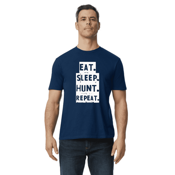Mens Graphic Tees Funny Sayings Hunting T-shirt Short Sleeve Tee