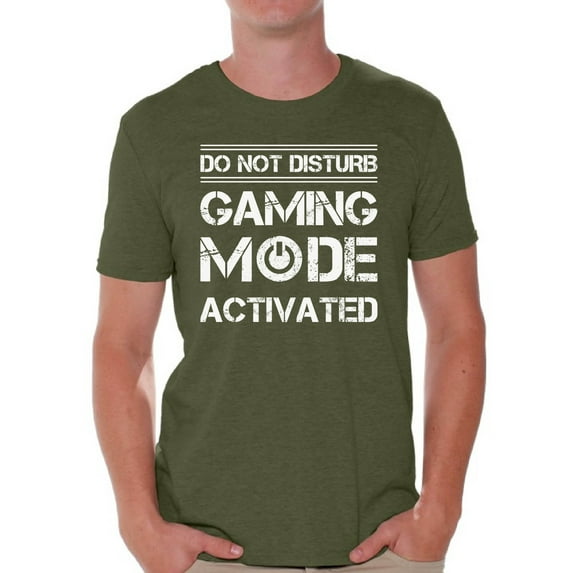 Men's Graphic Tshirts - Gamer Don't Disturb Funny Shirt