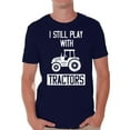 thumbnail image 1 of Graphic Tees - I Still Play with Tractors Funny Tshirt, 1 of 4