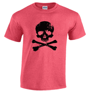 Mens Graphic Tees Jolly Roger Pirate Flag Skull Crossbones T-shirt Dad Gifts Birthday Father Husband