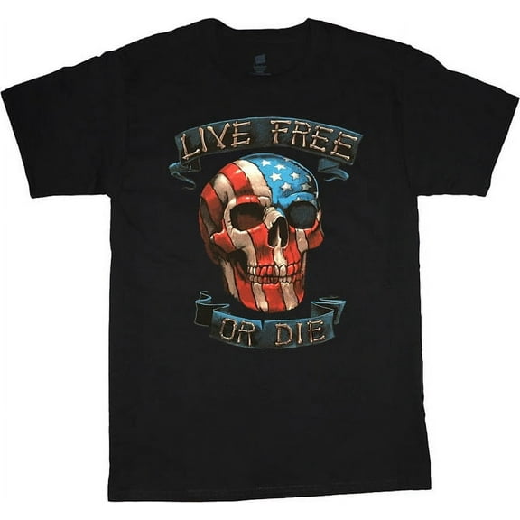 Mens Graphic Tees Live Free or Die T-shirt