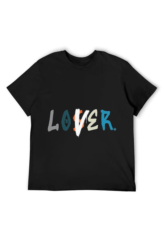 Mens Graphic Tees Loser Lover Design 700 Wave Runner Sneaker Matching T-Shirt Black