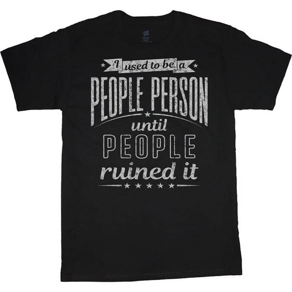 Mens Graphic Tees People Person Funny T-shirt