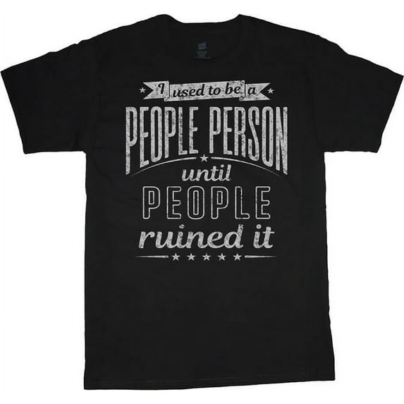 Mens Graphic Tees People Person Funny T-shirt