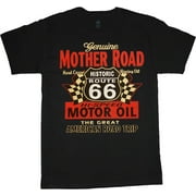 Mens Graphic Tees Route Rt 66 Sign Shirts for Men Clothing Apparel