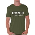 thumbnail image 1 of Mens Graphic Tees - Sarcasm It's What I Do Best Funny Shirts, 1 of 4