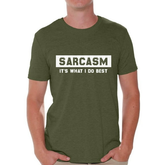 Mens Graphic Tees - Sarcasm It's What I Do Best Funny Shirts