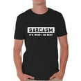 thumbnail image 1 of Mens Graphic Tees - Sarcasm It's What I Do Best Funny Tshirt, 1 of 4