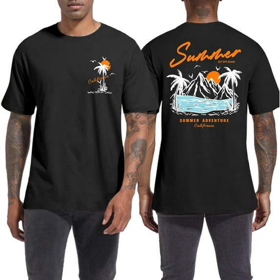 Mens Graphic t-Shirts Casual Oversized Letter Print Beach Shirts Baggy Cotton Short Sleeve Tshirt Summer tee Top,mens printed t shirts,graphic shirts for men