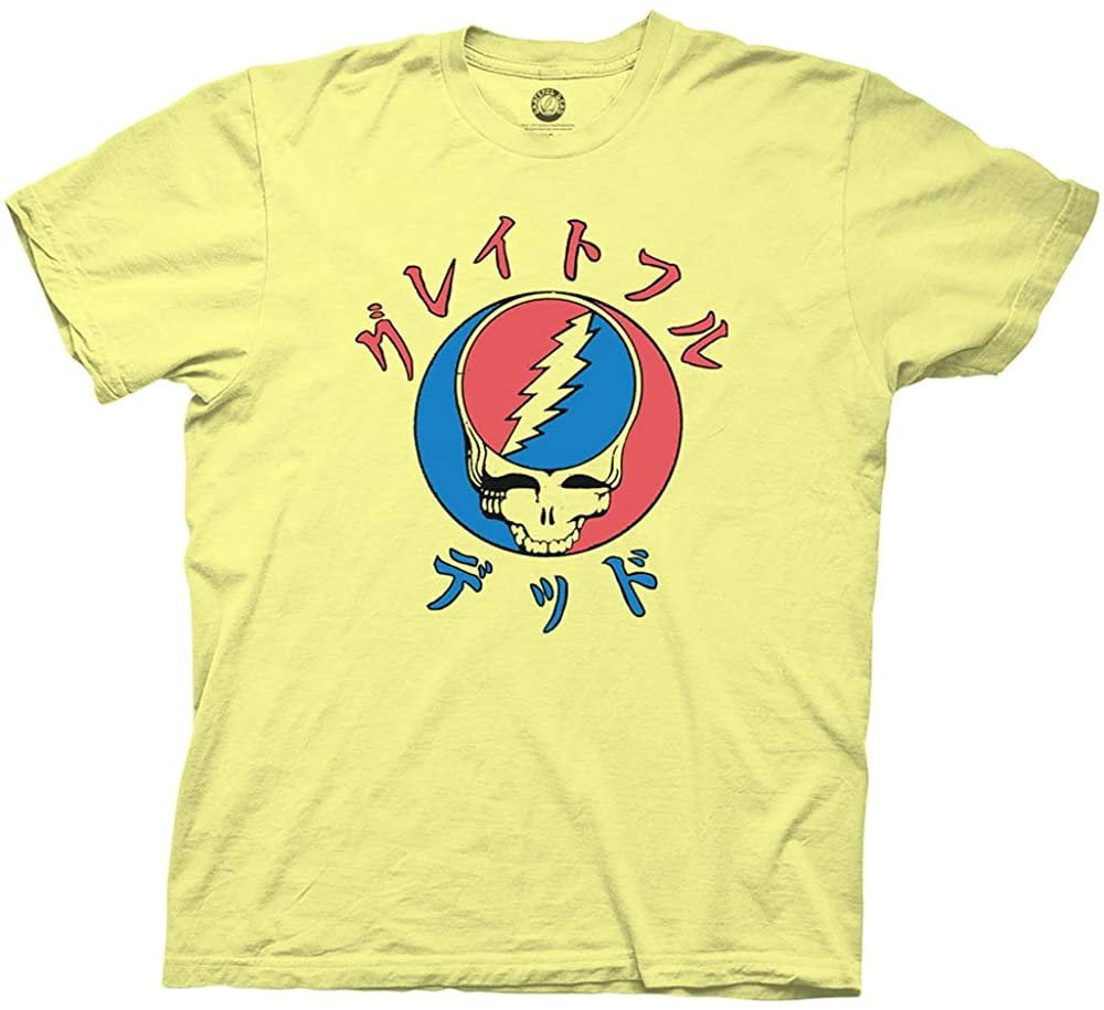 Grateful Dead Text with Steal Your Face Logo and Dancing Bears T-Shirt