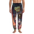 Mens Gravity Falls Joggers Sweatpants Front Print Pants Novelty Graphic