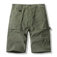 thumbnail image 1 of Mens Gray Cargo Shorts, Rugged Multi - Pockets, Durable, Summer Hiking & Adventures, 1 of 6