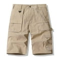 thumbnail image 1 of Mens Gray Cargo Shorts, Rugged Multi - Pockets, Durable, Summer Hiking & Adventures, 1 of 6