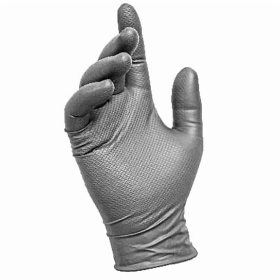 Mens Grease Monkey Large Gorilla Grip Nitrile Disposable Glove, 50 Count
