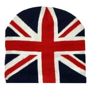 Mens Great Britain Union Jack Flag Winter Beanie Hat