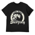 thumbnail image 1 of Mens Great Kanagawa Wave Surfing Wave Rider T-Shirt Black, 1 of 5