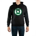 thumbnail image 1 of Mens Green Lantern Comic Book Superhero Black Hooded Sweatshirt-Large, 1 of 2