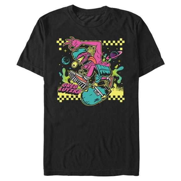 Mens Greg Lutzka Skater Pink Man T Shirt