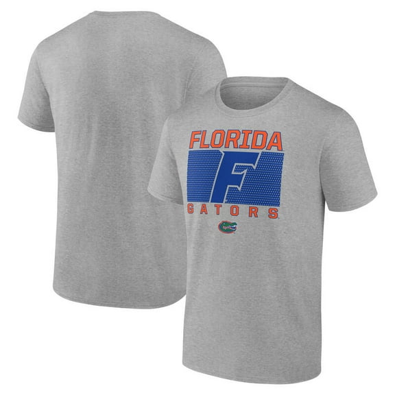 NCAA Florida Gators Men's Heather Gray Cotton Short Sleeve T Shirt